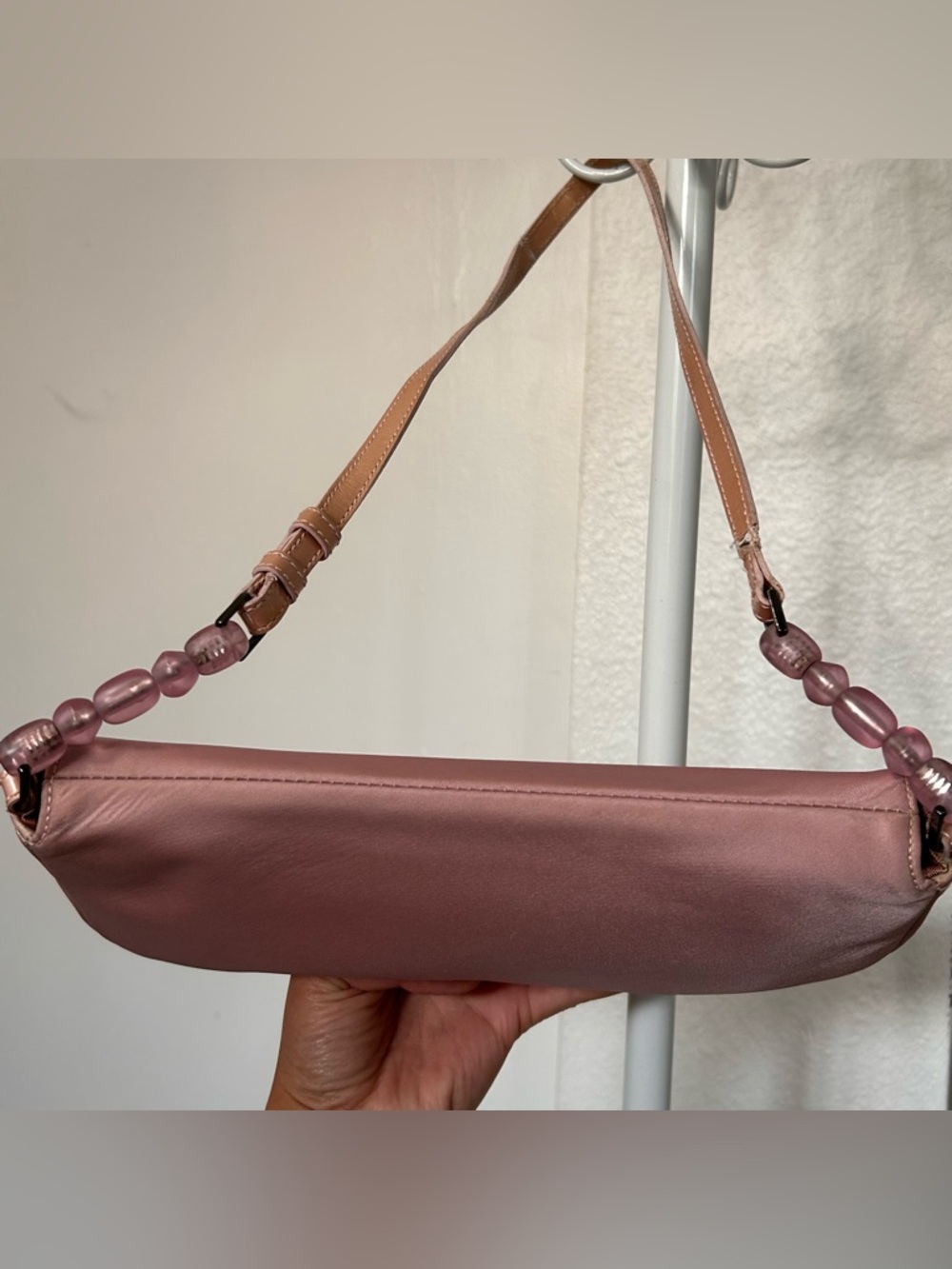 Christian Dior Pink Malice Nylon Shoulder
Bag Vintage - Picture 8 of 16